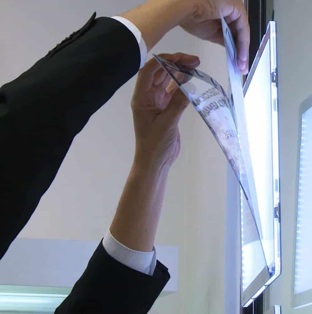 Papier Backlight Affiche Vitrine